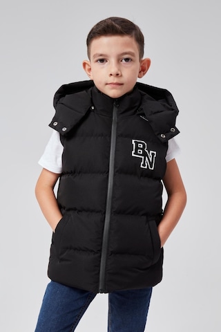 Benitto Kids Kapüşonlu Erkek Çocuk Şişme Yelek 51310 Siyah