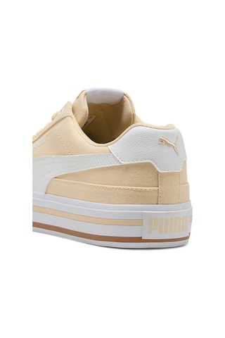 Puma Court Classıc Vulcanısed Formstrıp Unısex Ayakkabı 396353 23 Bej