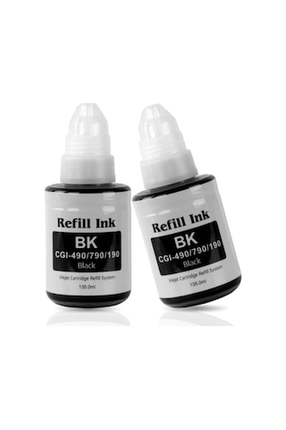 Canon Premiumg1400 Tanklı Yazıcı Uyumlu Siyah Mürekkep 135ml