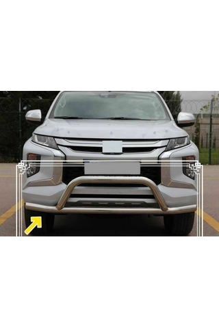 Isuzu Dmax Off Road Ön Koruma Krom Faceoff Chrome 2006+ Pst14