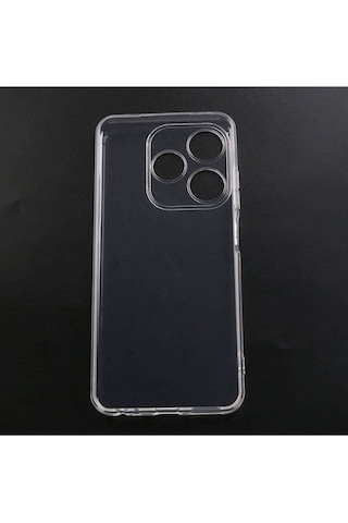 Tecno Spark 10c Kılıf Zore Süper Silikon Kapak Renksiz
