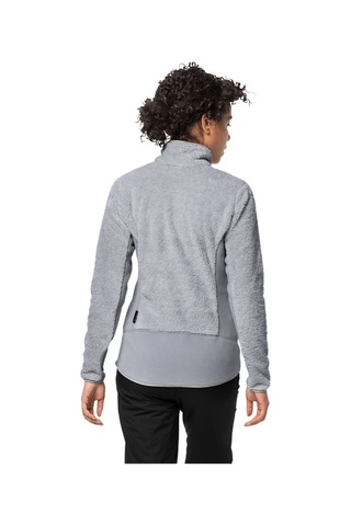Jack Wolfskin Pıne Leaf Jacket Women Kadın Polar Ceket 1706751 Gri Gri