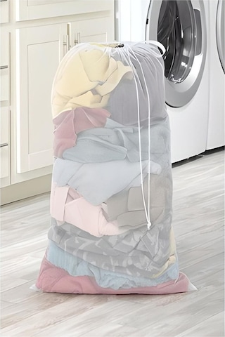 Malzek 3 Adet Büyük 60x80 Perde Ve Çamaşır Yıkama Filesi Beyaz