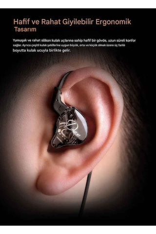 Kz Dawn Iem Kulakiçi Kablolu Kulaklık Basshead Mikrofonlu Dawn