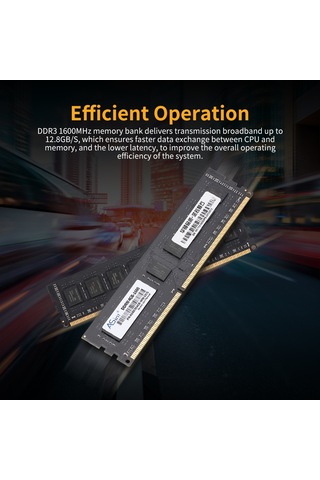 Wezone Asint Ddr3 1600mhz 4gb Masaüstü Belleği: Yüksek Performans, Düşük Güç Tüketimi Ve Geniş Uyumluluk