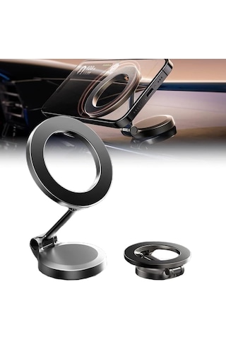 Araç Tutucu Süper Ağır Metal 3m Taban Bantı Kutuda Yedek Taban Bantı 2 Adet Yedek Metal Halka 360 Derece Tam Tur Dönebilir Katlanabilir Masa Gibi Yüzeylere Uygun Telefon Tutucu Stand Sku: Smg86900101