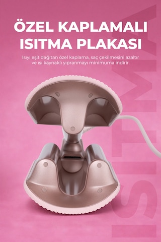 Ks-516 Profesyonel Dalga Saç Maşası 7 Sıcaklık Ayarlı Otomatik Kapanmalı