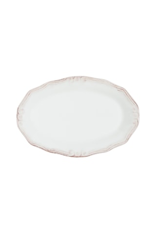 Mudo Home Ekru Kayık Tabak 20cm