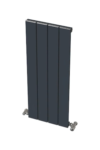 Hestia Alüminyum Dikey Radyatör Panel 900 X 355 Antrasit 4 Dilim
