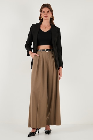 Lela Regular Fit Kruvaze Yaka Kemerli Blazer Bayan Ceket 6839367 Siyah