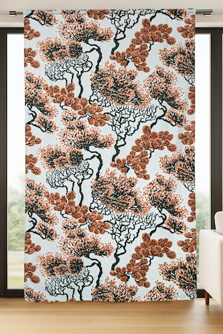 Taiga Fon Perde Bej Turuncu 140x240 Turuncu