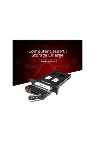 Dancemonkey Kilitli 2.5 Sata Ssd Yuvası - Metal Pcı Slot Kutusu