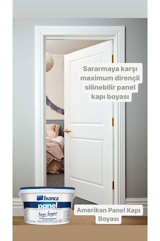 Panel Kapı Boyası Su Bazlı, Sararmayan Profesyonel Kapı Yenileme Boyası