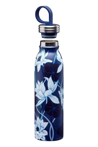 Aladdin X Naito Chilled Thermavac Paslanmaz Çelik Su Şişesi 0.55 Lt Lacivert Siyah