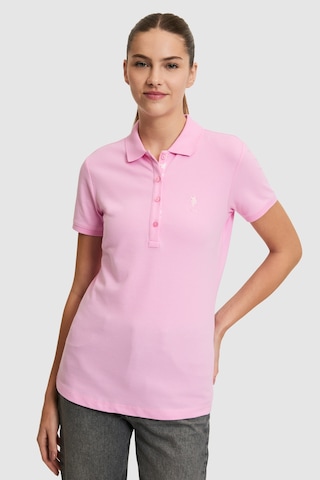 U.s. Polo Assn. Kadın Pembe Tişört Basic 50321798-vr041