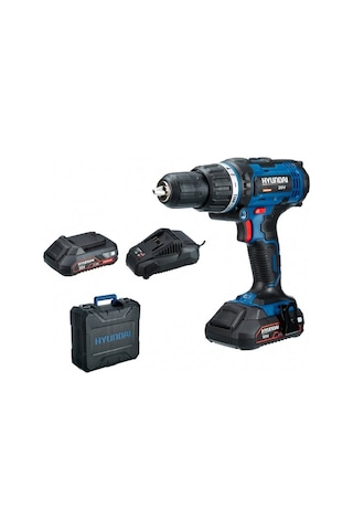 Hyundai HPA202D 20V 2 Ah Li ion Çift Akülü Darbeli Vidalama