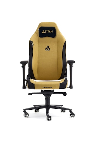 Titanseat Throne Mustard Kumaş Oyuncu Koltuğu Mustard