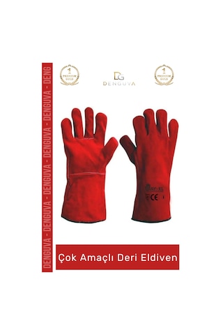 Çokamaçlıderieldiven Isıya Dayanıklı Yanmaz Su Geçirmez Lamineli Ergonomik Kaliteli Çok Amaçlı Deri
