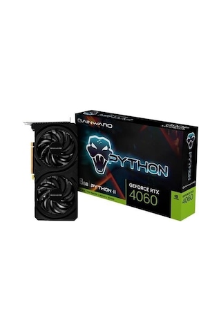 Gainward NIVIDIA GeForce RTX 4060 Python II NE64060019P1-1070V 8 GB GDDR6 128 Bit Ekran Kartı