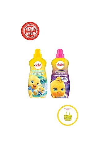 Bebek Deterjanı Ve Yumuşatıcısı Karma Seti Yeni Ürün Çanta Hediyeli 1020 1,44 L
