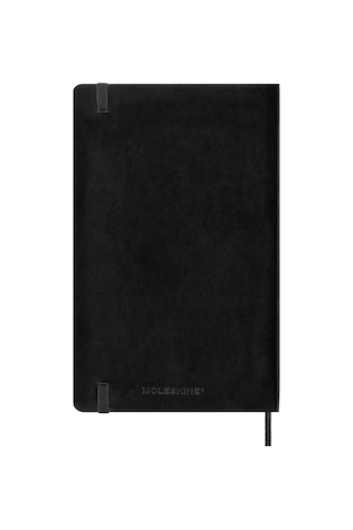 Moleskine 12 Ay Haftalık Ajanda L Boy 13x21 Cm Yumuşak Kapak Siyah Siyah