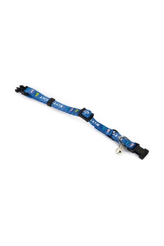 Beeztees Yavru Kedi Boyun Tasması, Zilli, Mavi, 17,5-23cm