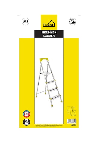 3+1 Galvaniz Merdiven Proera Metal Merdiven