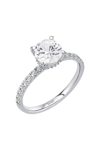 Sirius Pırlanta Ve Beyaz Topaz Venüs Rosa Yüzük 0847r0048