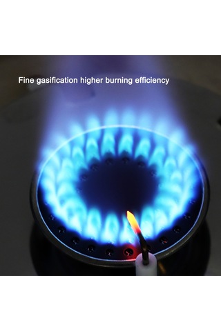 Ranyeek Dışarıda Kullanıma Uygun Taşınabilir Kamp Ocağı - Rüzgar Engeli, 1800w, Ayrık Tasarım, Gaz Tankı Bağlantılı, Çelik-alüminyum-bakır Malzeme, Tek Ocaklı, Piknik Ve Kamp İçin Ideal Çok Renkli