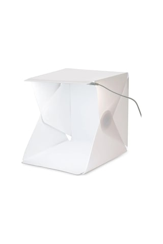 Upway Led Işıklı Katlanır Beyaz Siyah Fonlu Mini Stüdyo Fotoğraf Çekim Çadırı Beyaz