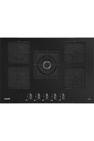 Arçelik OCD K 752 EWS Wok Gözlü Siyah Cam Ankastre Ocak