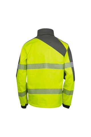Reflektörlü Softshell Model Teknik Mont Sarı Sarı