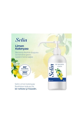 Selin Limon Kolonyası 1 Lt Sprey