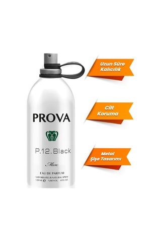 Prova P.12. Black Meyveli-Marin Erkek Parfüm 120 ML