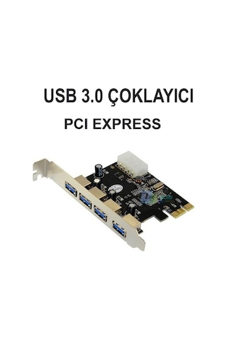 USB 3 0 PCI Express PCI E 4 Port Kart Çoklayıcı PCIe