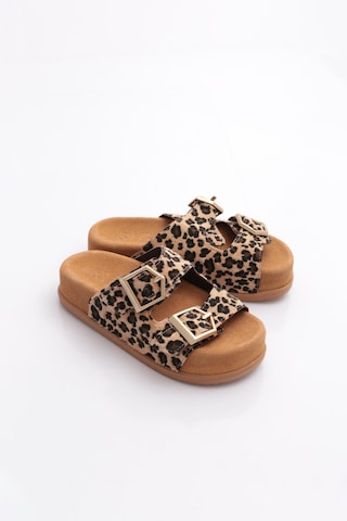Dgn 8145 Kadin Terlik Leopar