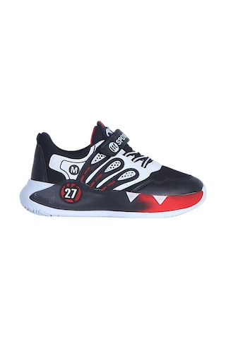 Ayakcenter M Spor 4002 Siyah Erkek Çocuk Sneaker Ayakkabı Siyah