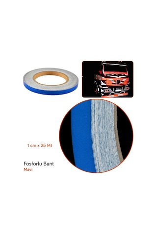 Carub Fosforlu Bant 1 Cm X 25 Mt Mavi Br2405104