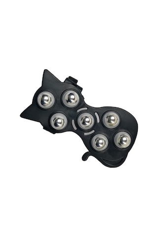 El Tipi Vücut Masaj Eldiven Omuz Sırt Uylukları İçin Tüm Vücut Masaj Aracı Dyw9f9 Siyah