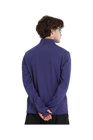 Sportive Boone Half-zip Erkek Mavi Koşu T-shirt 25ke1015-mvı 1776477 Mavi
