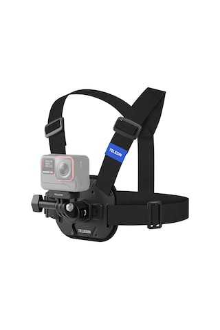 Ranyeek Telesın Siyah Spor Kamera Hızlı Çıkarabilir Göğüs Kayışı S2-cgp-01 - Abs + Naylon Malzeme İle J Kanca Ve Vidalılar Dahil Siyah