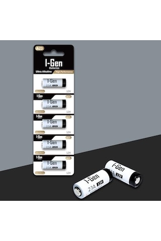 I-gen 23a Pil 5'li Paket 12v Mn21 A23 / 23a / V23ga / Lrv08 / 8lr932