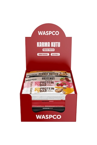 Waspco Karma Protein Bar 40g x 10 Adet