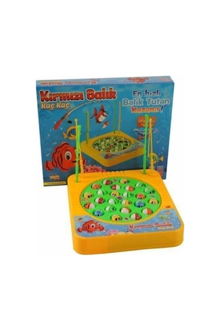 Kırmızı Balık Müzikli Balık Tutma Oyuncağı