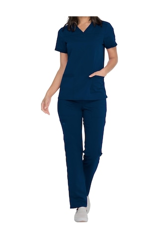 Dickies Balance Medikal Giyim Doktor Scrubs Cerrahi Takım Likralı Hastane Üniforması 001