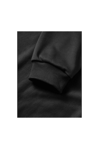 Velmora Fashion 10 Kasıma Özel 3 İplik Kapüşonlu Baskılı Sweatshirt Hoodie - Siyah