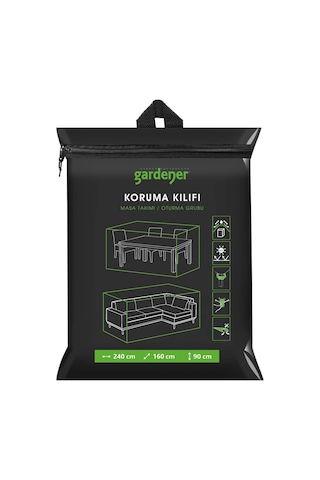 Gardener Masa Takımı Koruma Örtüsü Grdc302 / Kılıfı Pe 240 Cm X 160 Cm X 90 Cm Çok Renkli