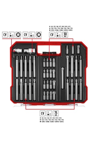 Einhell XL-CASE 40 Parça Bits Uç Seti - 49109032
