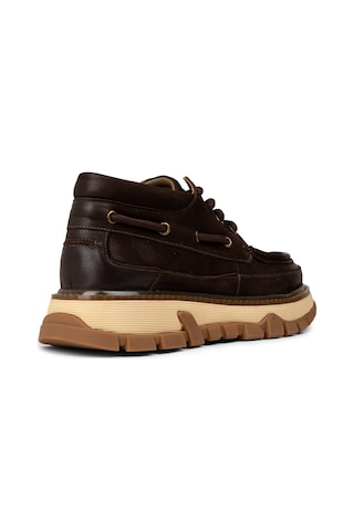 Deery Erkek Kahverengi Nubuk Sneaker - 25550mkhvc01 Kahverengi