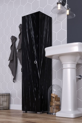 Saltık Çok Amaçlı Banyo Mutfak Kiler Dolabı Siyah